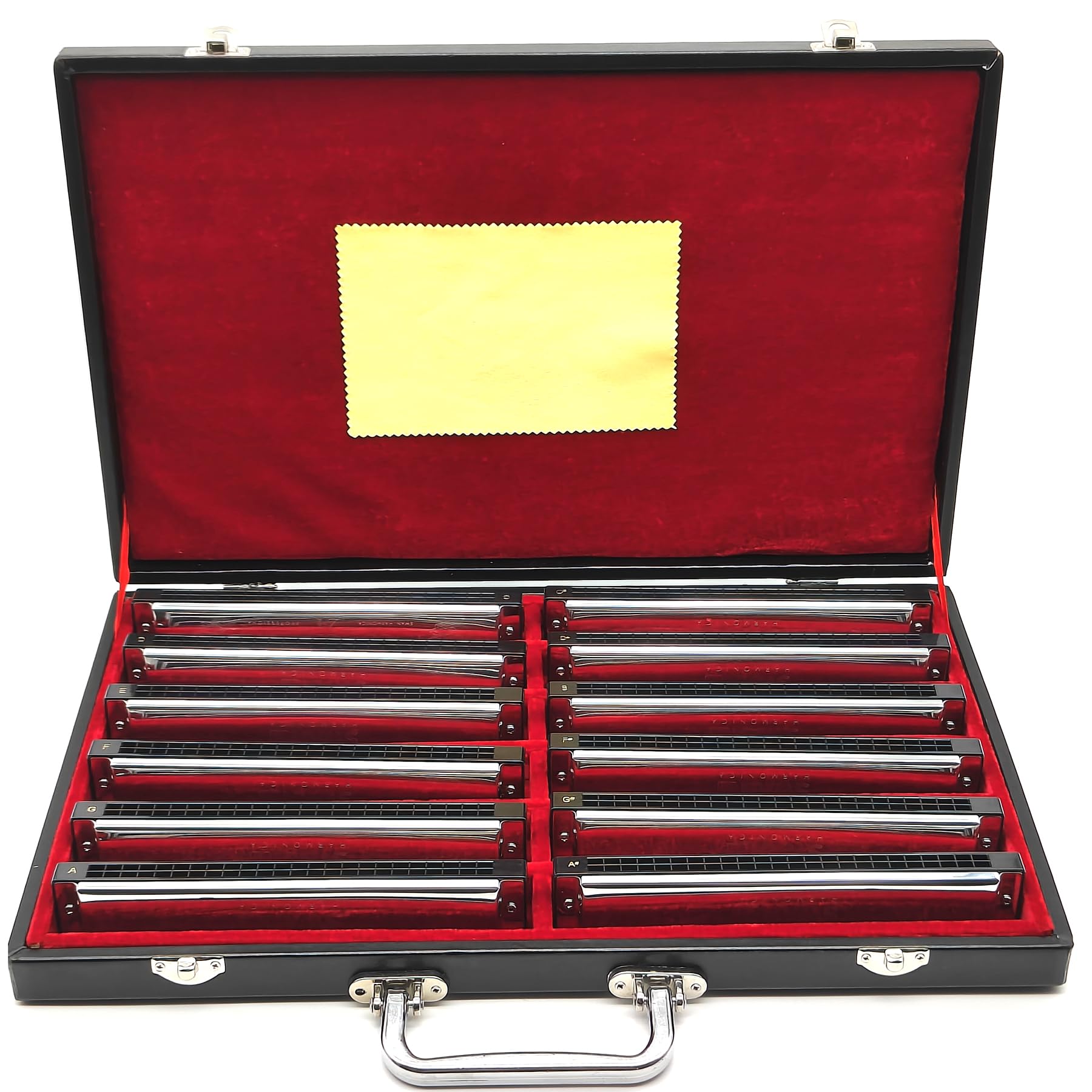 Swan Harmonijka Ustna 24 Otwory, Polifoniczna C Key A/B/D/E/F/G/A #/C #/D #/F #/G # Profesjonalna Tremolo dla Początkujących, Dzieci i Dorosłych