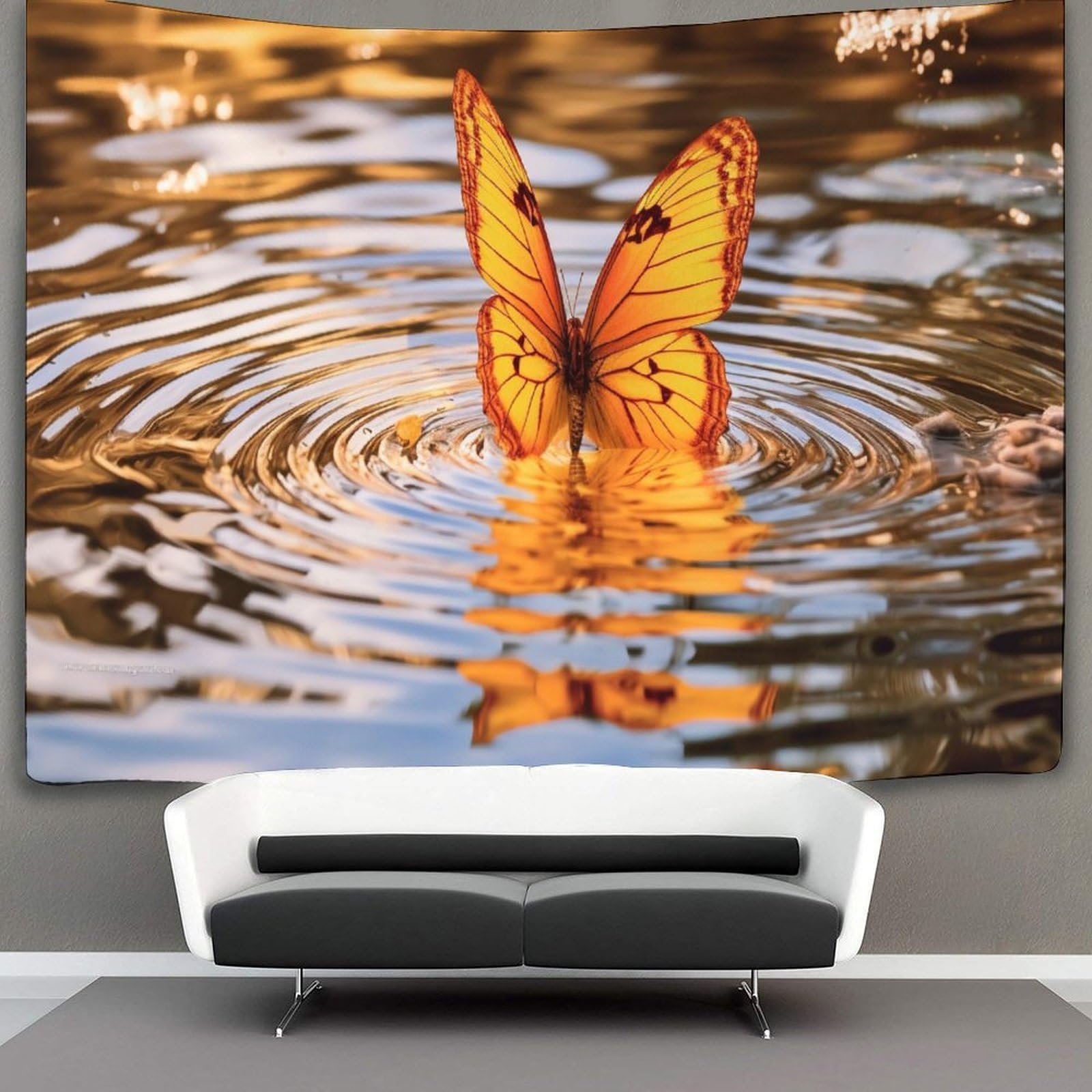 kaiyun Butterfly Tapestry, Wall Hanging,Wall Art for Bedroom Aesthetic Home Decoration for Living Roombedroom 100cmx150cm