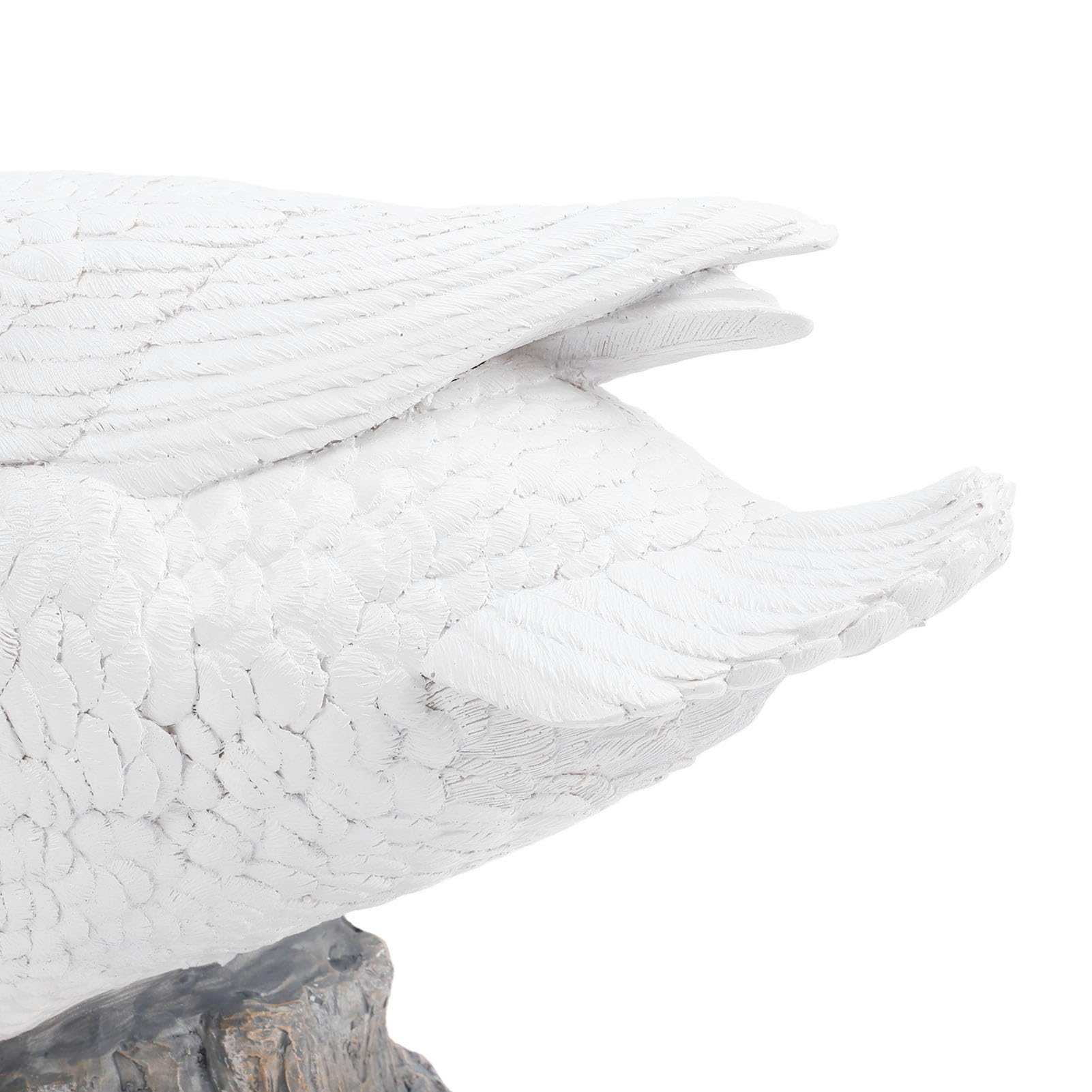 SIXRUN Statua di Anatra Scultura in Resina Dipinta a Mano di Anatra 20,67 X 7,09 X 8,66 Pollici Design Realistico di Foraggiamento Decorazione Esterna Resistente Agli Agenti Atmosferici per Giardino,