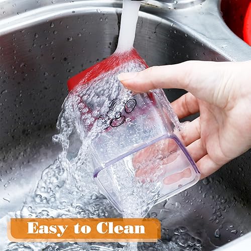 Miniatura 7 de Threlaco Cortador de huevos para cortar huevos y frutas y verduras con placa de empuje, cortador de fresas de acero inoxidable, plátano, fresa para