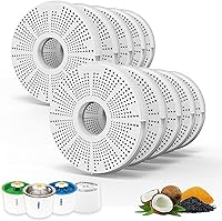 Vista 1 de Paquete de 10 filtros, compatibles con fuentes de flores Catit para gatos de repuesto
