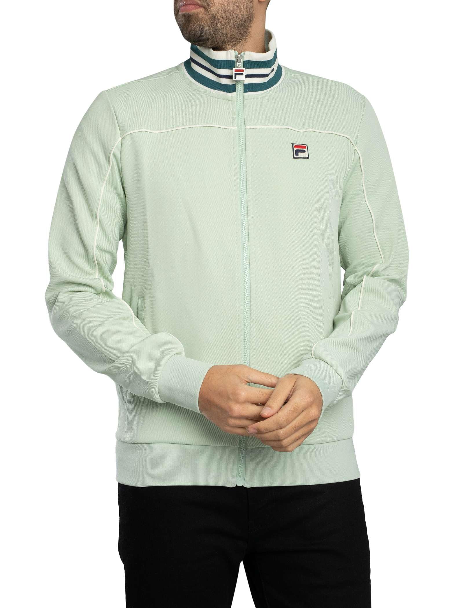 Fila Men's Surf Spray Federico Tipped Neck Track Jacket, L