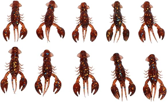 Amazon Co Jp ソフトフィッシングルアー バス釣り用10本ザリガニソフトベイトエラスティック ダークブラウン スポーツ アウトドア Amazon Co Jp ソフトフィッシングルアー バス釣り用10本ザリガニソフトベイトエラスティック ダークブラウン スポーツ アウトドア