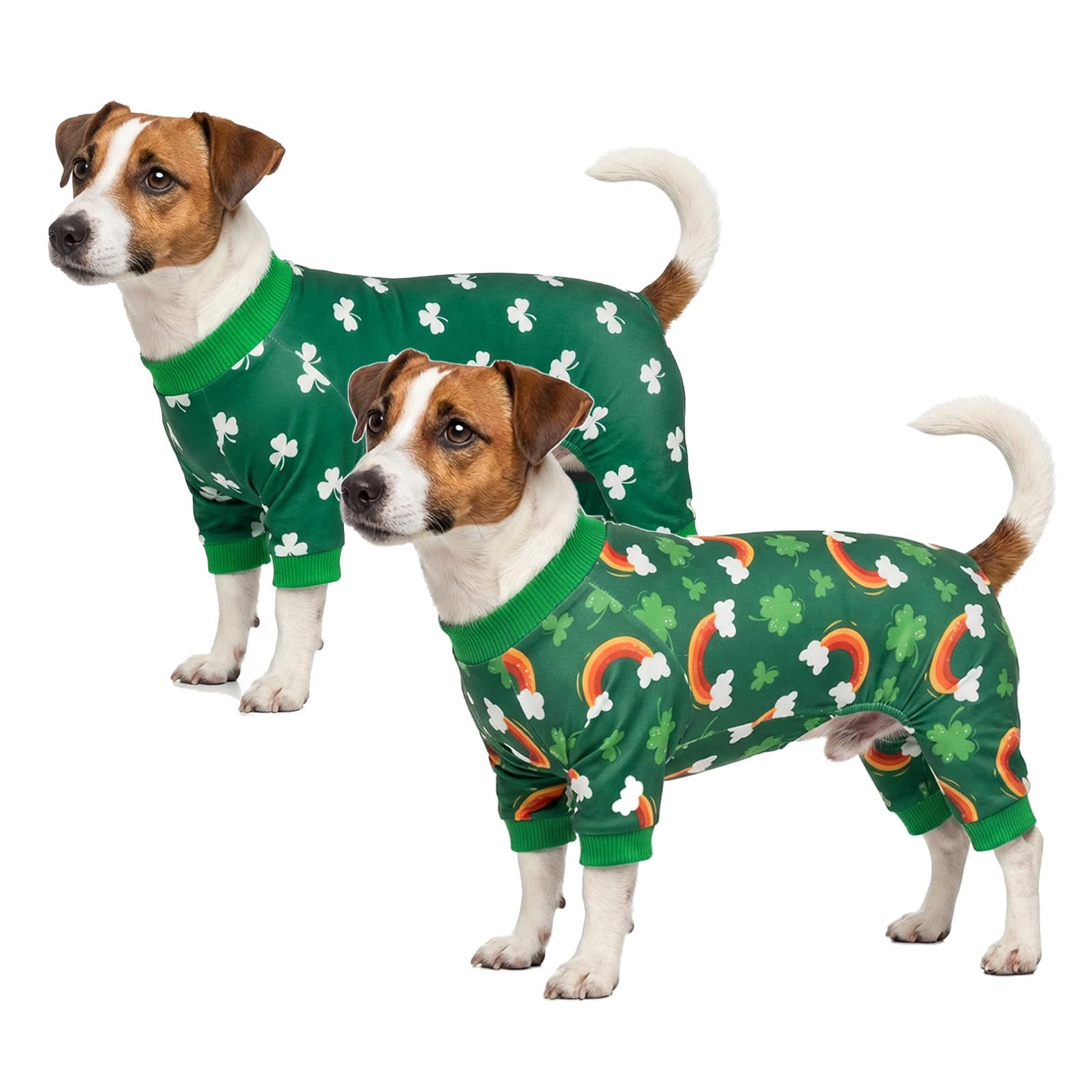 Pyjama pour chien trèfle porte-bonheur pour petit moyen grand chien