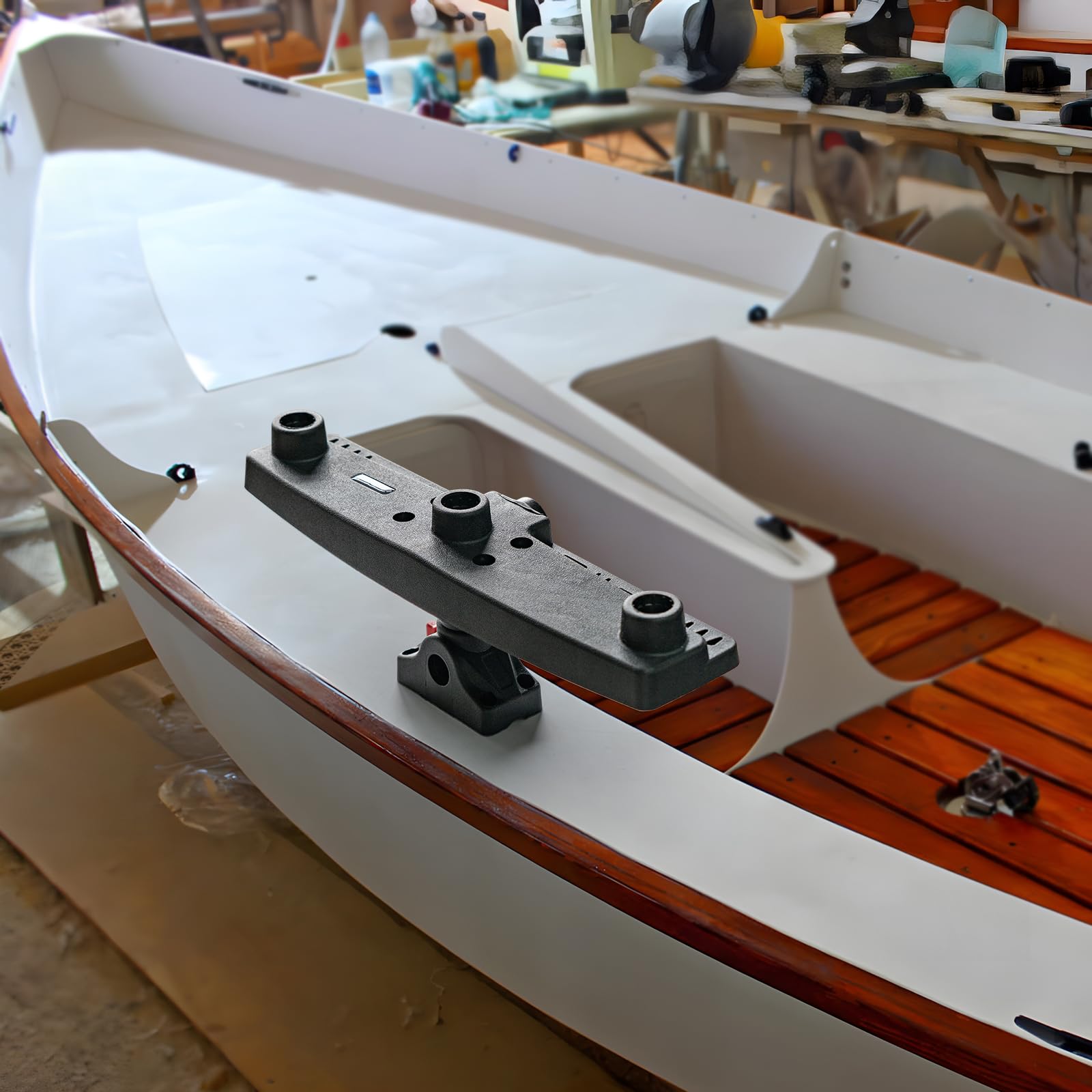 Snapklik.com : QualyQualy Triple Rod Holder Board For Boat, Kayak Rod ...