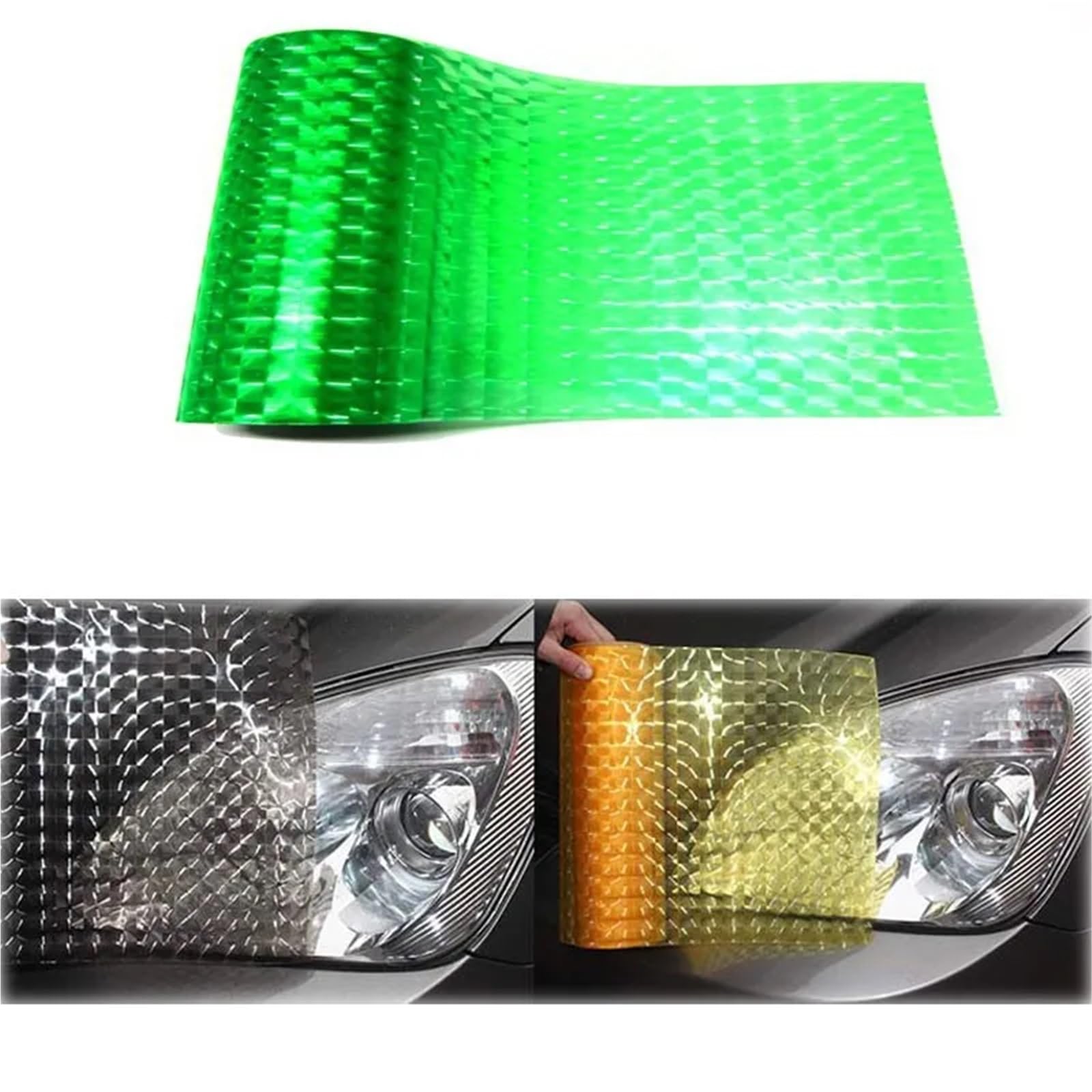 Marca De Seguridad Adhesiva Cinta Reflectante for Coche 3 Piezas Para Coches