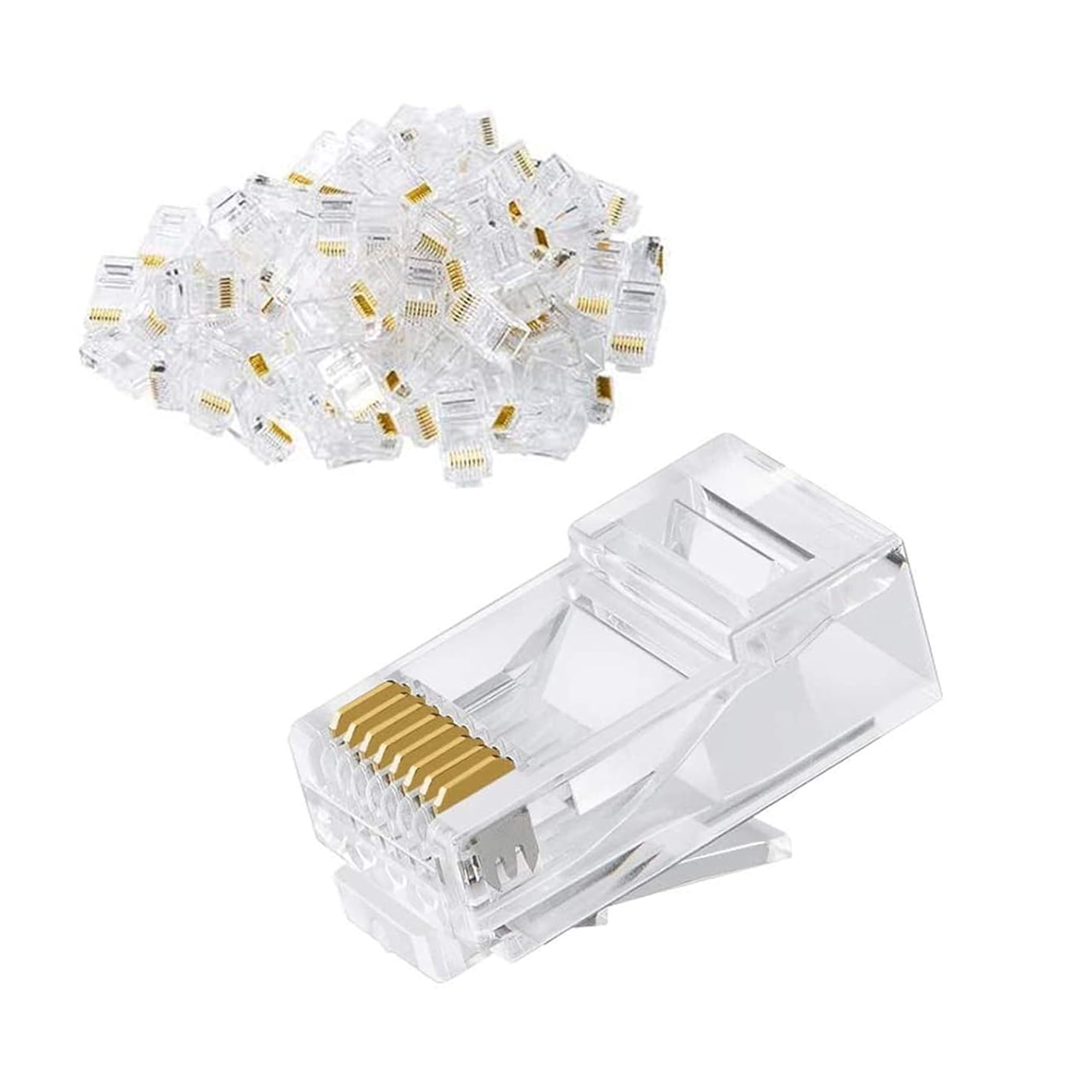 See full amazon price history chart for MX 50 PCS RJ45 Plug Connector Cat6, Cat5e, Cat5 8P8C Ethernet Cable Crimp Connectors UTP Network Plug for Solid and Standard Cables LAN Crimp Module Plugs(2245A-50PCS) MX 50 PCS RJ45 Plug Connector Cat6, Cat5e, Cat5 8P8C Ethernet Cable Crimp Connectors UTP Network Plug for Solid and Standard Cables LAN Crimp Module Plugs(2245A-50PCS) (B076MCXLKS) Amazon Price History, Amazon Price Tracker