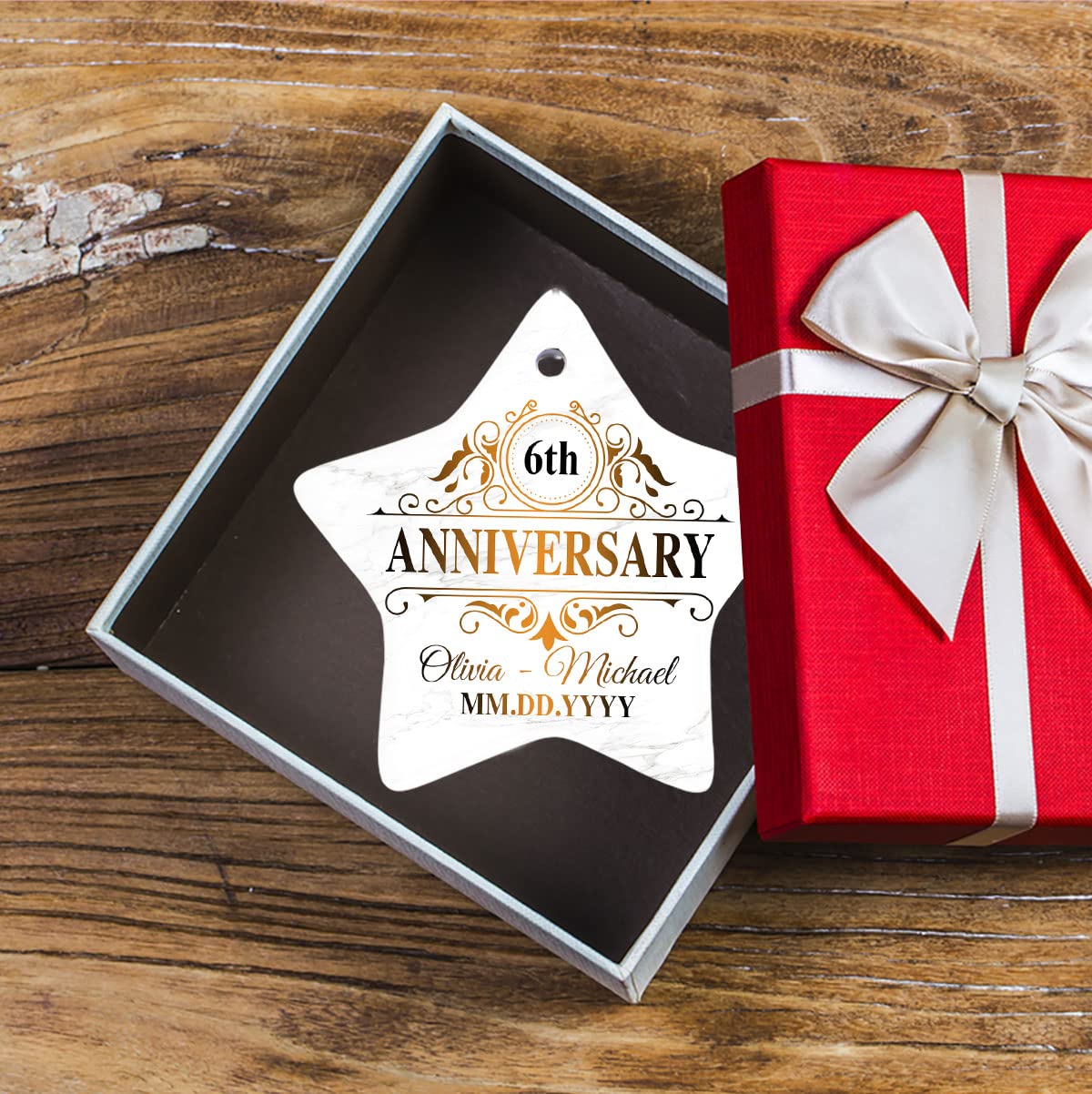 Bandeja Para Dulces De Navidad Regalos De Hierro De 6º Aniversario Para  Ella Y él, 6 Años, Aniversario De Boda, Regalos De Hierro Para Mujeres,  Hombres, Parejas, Decoraciones De Aniversario De 6, image size:1200x1202