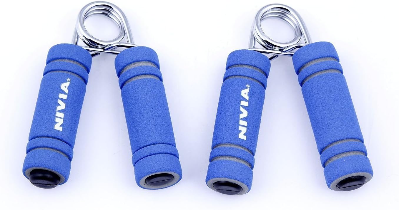 Nivia Foam Hand Grip, Pack of 2 (Blue)