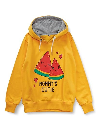 Unisex-Child Cotton Hooded Neck Sweatshirt