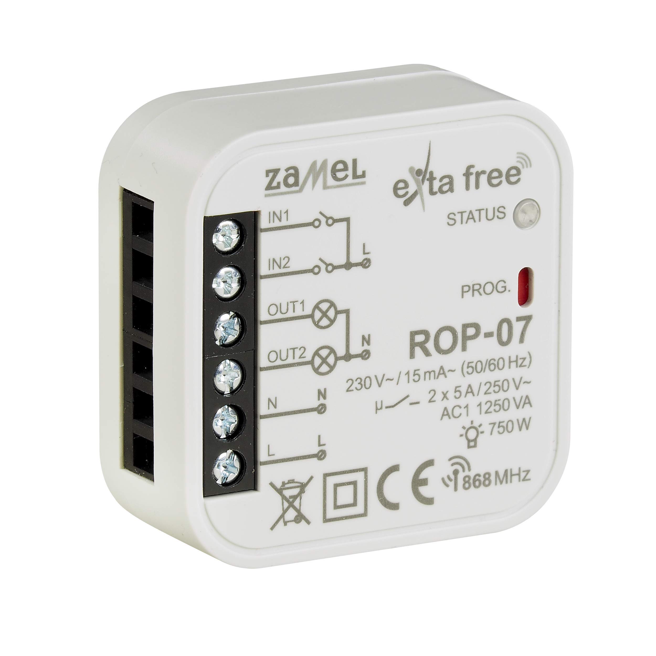 Zamel EXF10000104 ROP-07 bezprzewodowe sterowanie