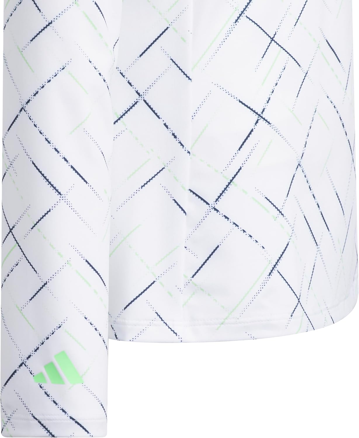 adidas Junior's Long Sleeve Print Polo