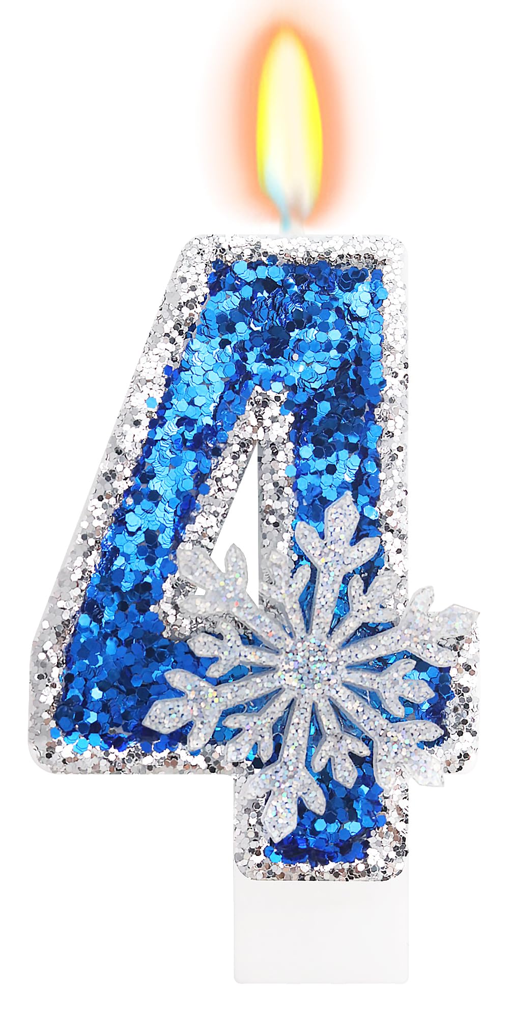 Frozen Birthday Candles - Snowflake Party Decorations -30