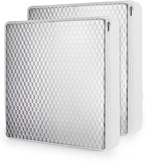 RV Vent Insulator 14″ x 14″ x 3″, RV Skylight Insulator Cover, RV Roof Vent Pillow with Reflective Surface for Vent Inside Camper Trailer, Fits Standard RV Vents (14''x14''-2PCS)