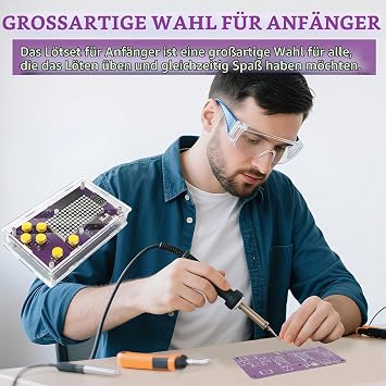 DIY Handheld Game Console Soldering Exercise Set Soldering Kit Kit Electronic Kit for Students Learning and Daily Use Gift