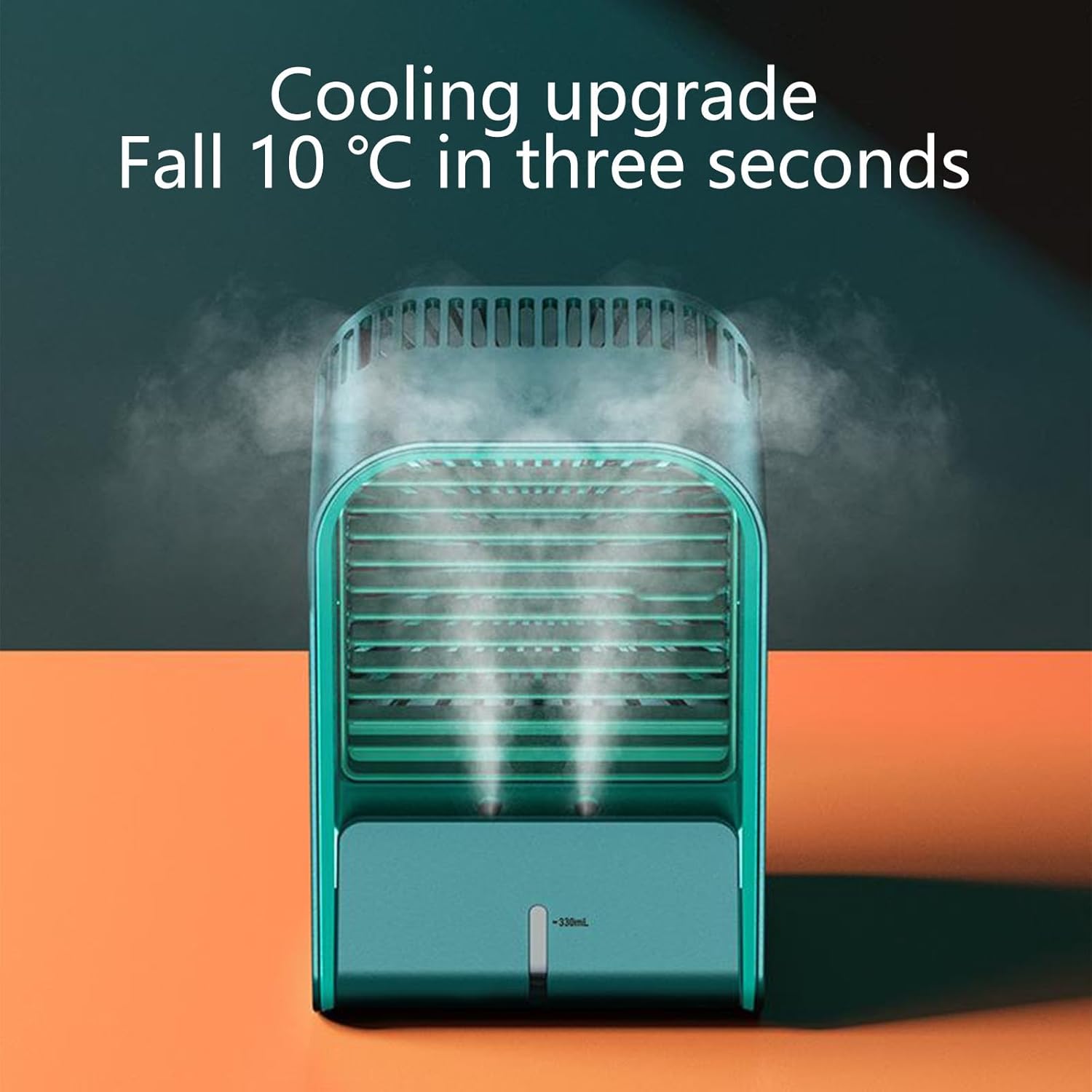 Portable A-ir Conditioner, Eaporatie A-ir Cooler, Personals Wireless Small A-ir Cooler with 3 Wind Speeds Desktop Cooler Fan for for Home Room Camping Car Office Online Shopping To D