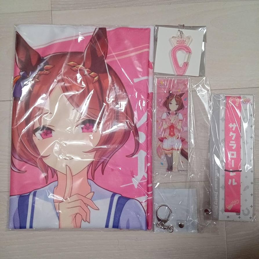ウマ娘　サクラローレル　グッズセット Amazon.co.jp: ウマ娘 5th イベント サクラローレル グッズ 4点