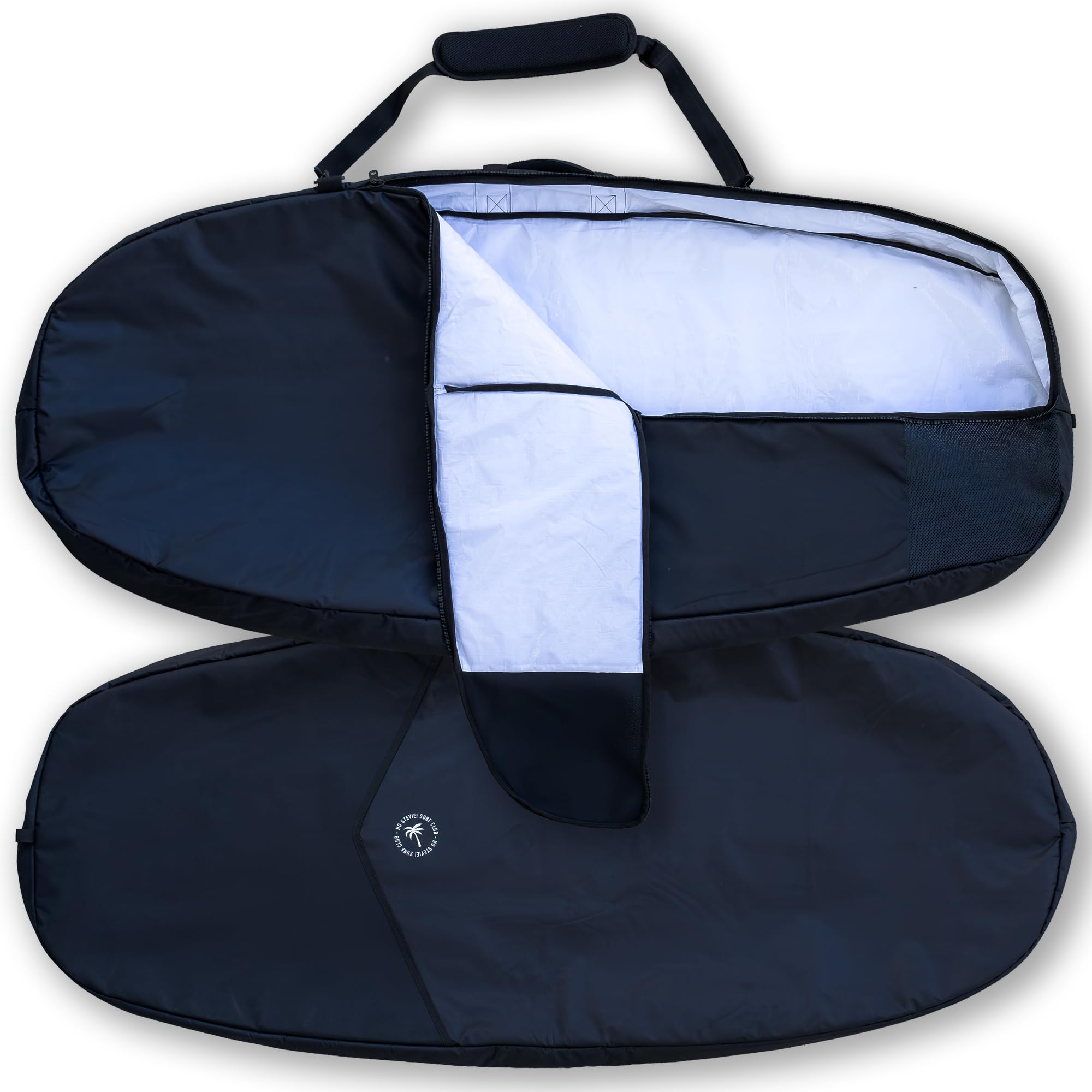 Ho Stevie! Foil Board Bag - Zippered Daybag For All Hydrofoil Boards - Foam Padding, Durable Cover, Comfort Padded Shoulder Strap and Handle