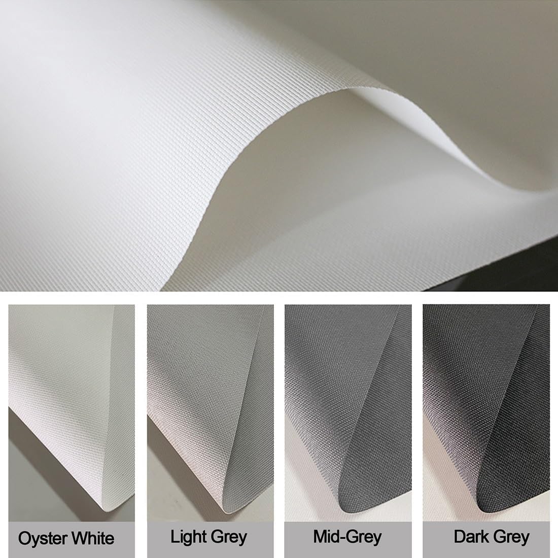 Vertical Blinds for Sliding Glass Door, Vertical Window Blinds Blackout, Sliding Door Blind for Big Patio Doors & Windows, 72 74 76 78 80 82" Room Darkening Fabric Shade, Cordless(Oyster White)