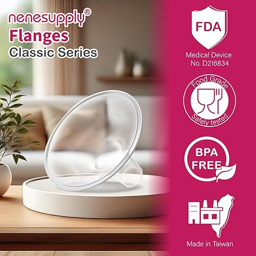 Miniatura 2 de Nenesupply Brida de 1.102 in compatible con piezas de extractor de leche Medela, repuesto de brida de 1.102 in para accesorios Medela compatibles