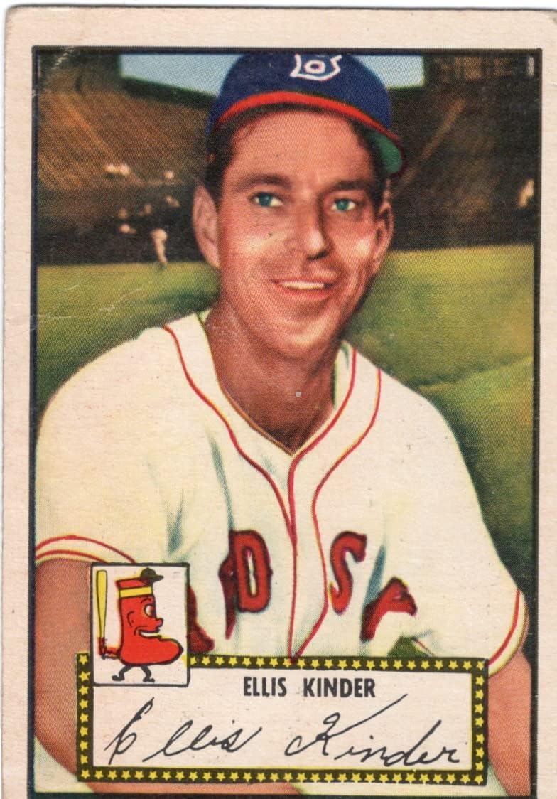 Ellis Kinder Vintage Collectible Baseball Card - 1952 Topps Baseball Card #78 (Red Sox) Free Shipping