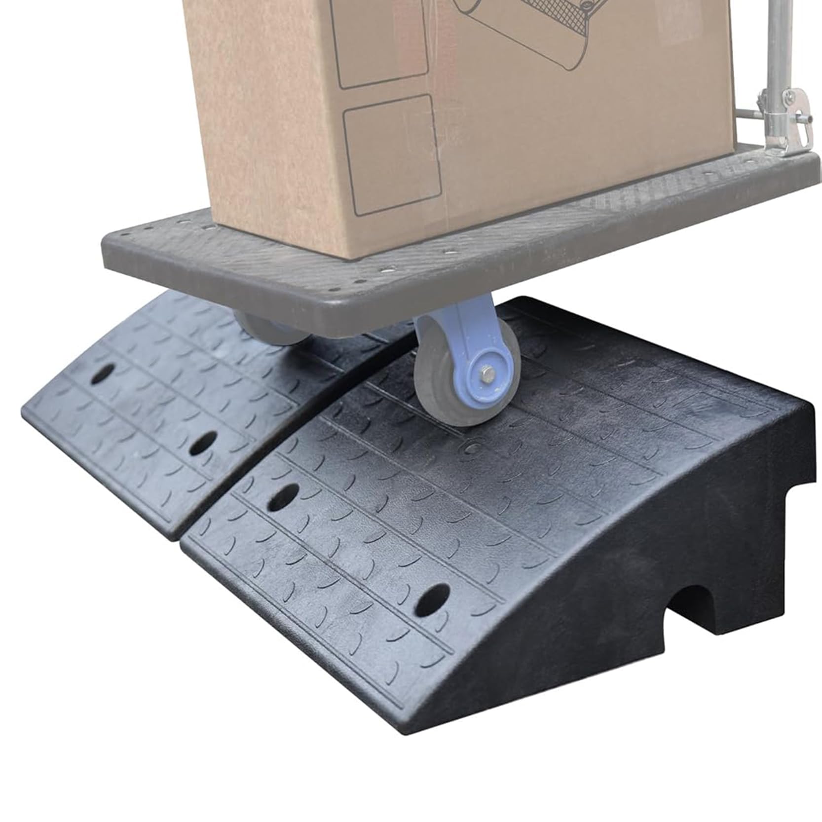 Rampa para AutomóViles, Rampa para Sillas de Ruedas, Rampa para Escalones, Rampa PortáTiles, Rampa de Carga para Trabajos Pesados-para Escalones, Garajes, Cortadoras de CéSped