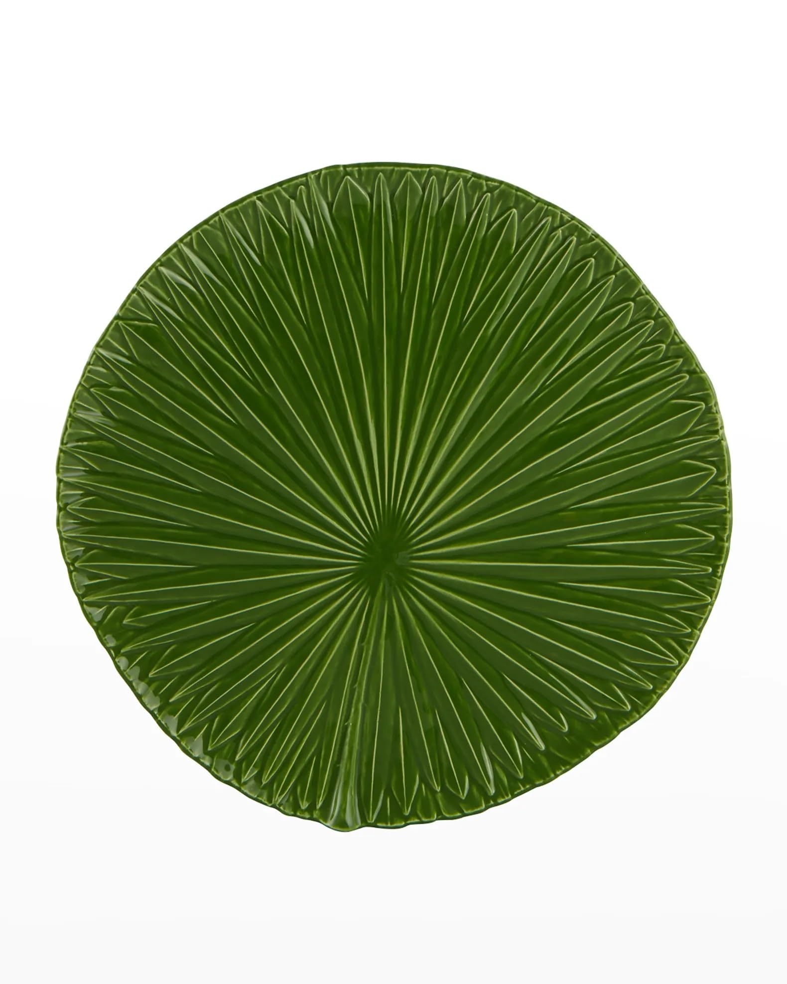 Bordallo Pniheiro Amazonia Charger Plate Set/2, large, Green