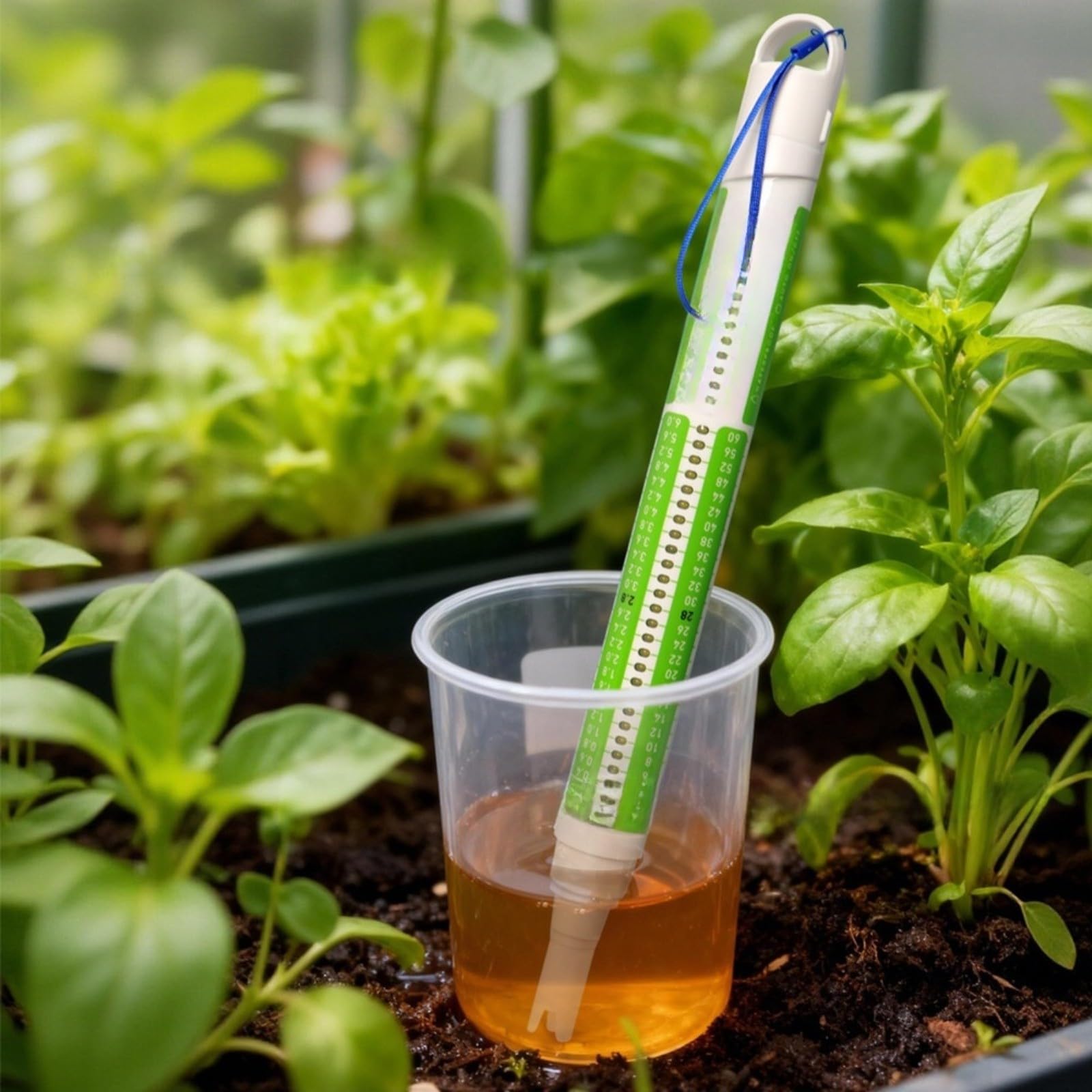 Misuratore di qualità dell'acqua, misuratore di conduttività con intervallo 0,4-6,0 e IP67 impermeabile per idroponica, acquacoltura, agricoltura, compensazione automatica della temperatura, materiale