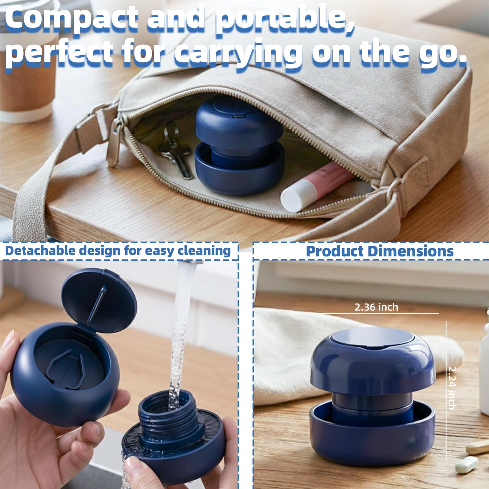 2-in-1 Pill Cutter and Crusher, Mini Tablet Splitter for Travel and Pets — Amazon image 6