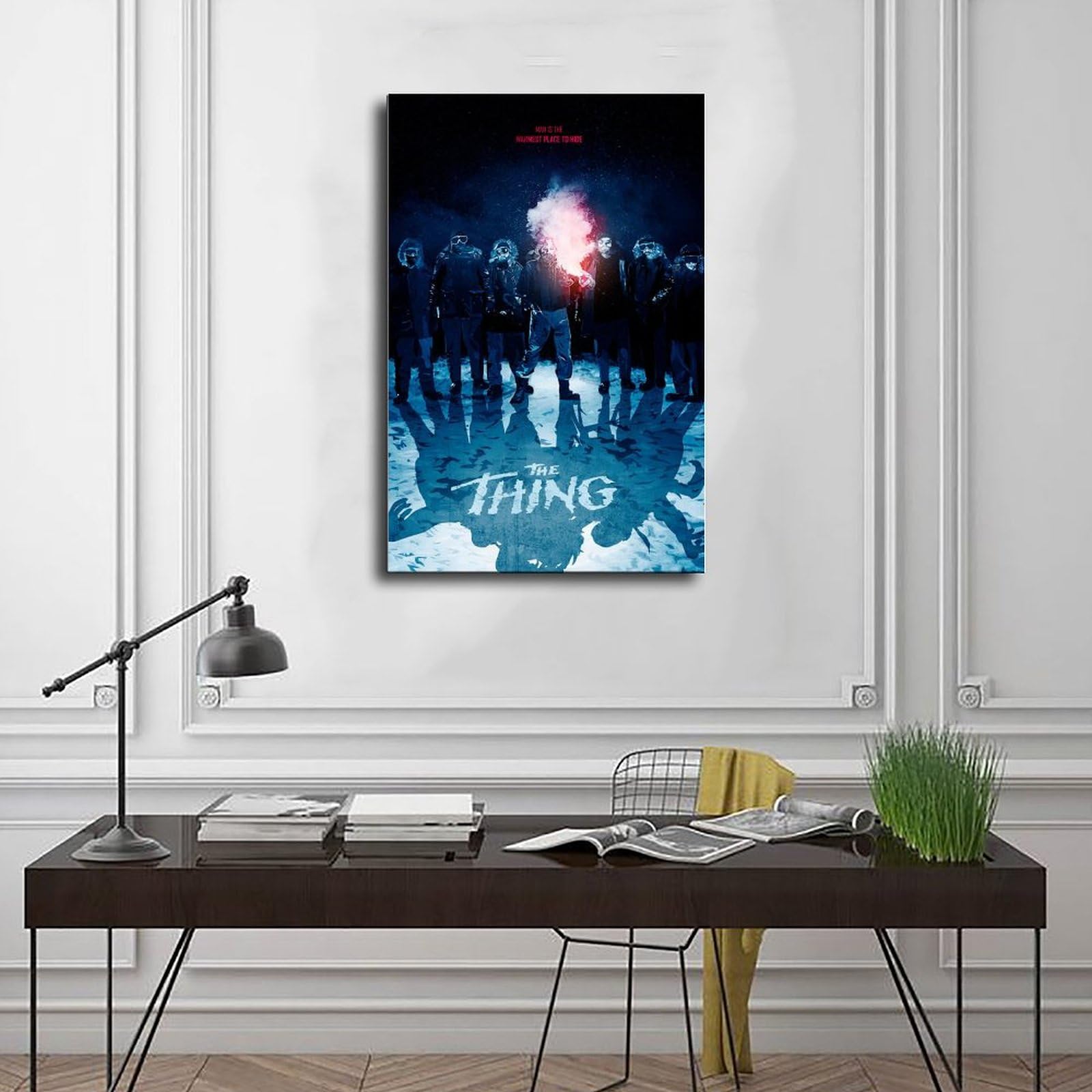 Poster Su Tela Del Film The Thing (1982) – Stampa Artistica 40x60 Cm, Arredo Quadro Per Soggiorno O Camera Da Letto