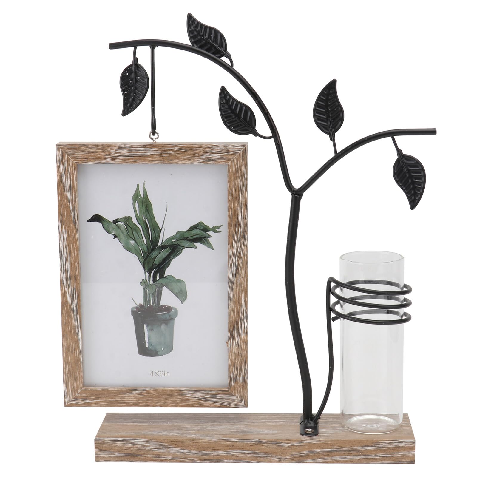 Cadre photo en verre et fer double face style nordique decoration maison
