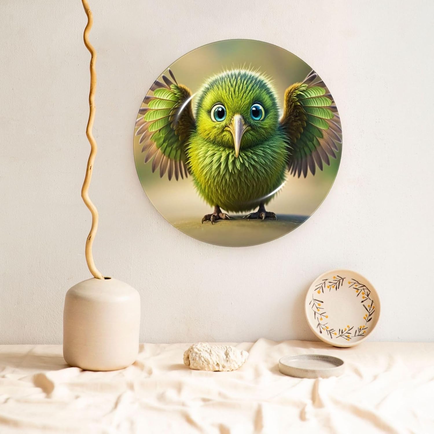 Decorative Plate Art Crafts Bone China Decorative Plate with Display Rack Souvenir Wall Decor Ceramic Ornaments Dinner Plates Ceramic Decoratives Plates for Home Office 10in