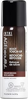 AGE beautiful Root Touch Up Hair Color Spray | Touch-Up Gray Concealer | Temporary Cover Up | Adds Volume & Covers Thinning Patches | Water, Sweat, Stain Resistant