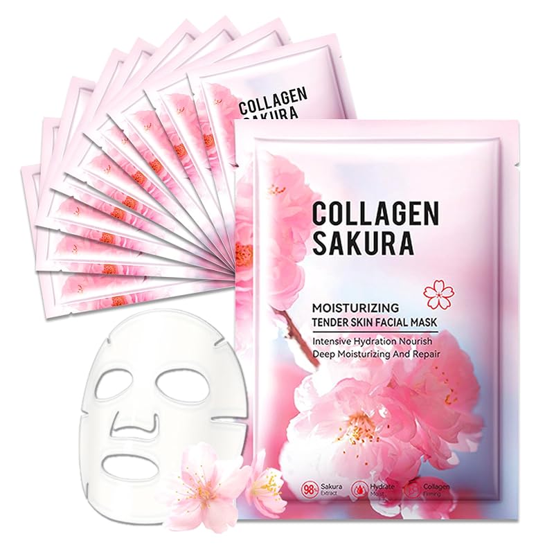 LingHaoLH Conjunto com 10 máscaras faciais de tecido variadas