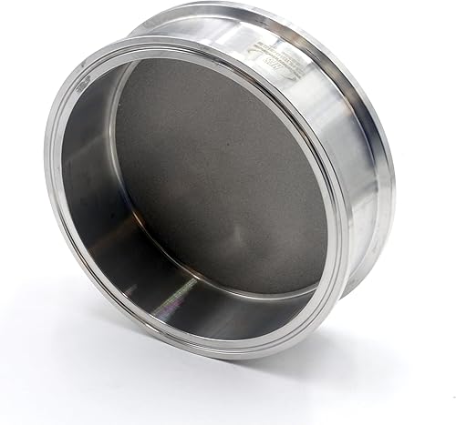 Miniatura 4 de HFS (R) Placa de filtro de triple abrazadera de 6 pulgadas con filtro de pantalla de 5 micras, acero inoxidable 304 (6 pulgadas, 5 micras)