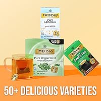 Vista 333 de Twinings Blackcurrant Breeze - Té negro, 6 paquetes de 20 unidades, bolsas de té envueltas individualmente, dulce, sabor picante, con cafeína