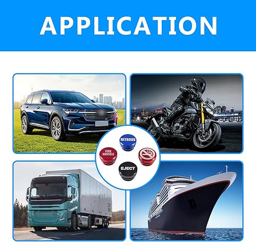 Miniatura 6 de AITIAO 4 piezas de enchufe para encendedor de cigarrillos, botón de aluminio, cubierta de enchufe para encendedor de cigarrillos de automóvil, se