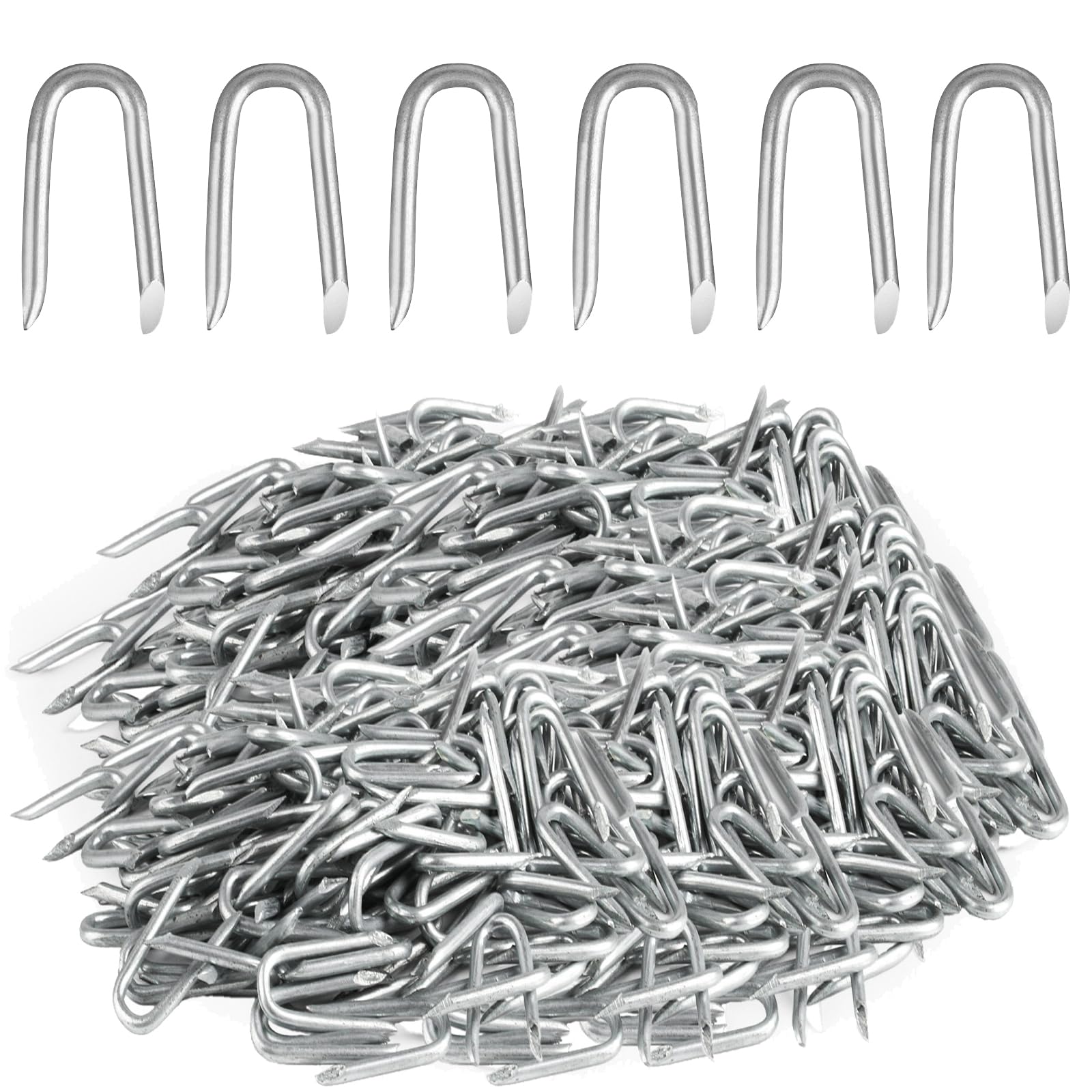 300 Wire Staples - Fence Nails for Fencing -1 300 Wire Staples - Fence Nails for Fencing -1