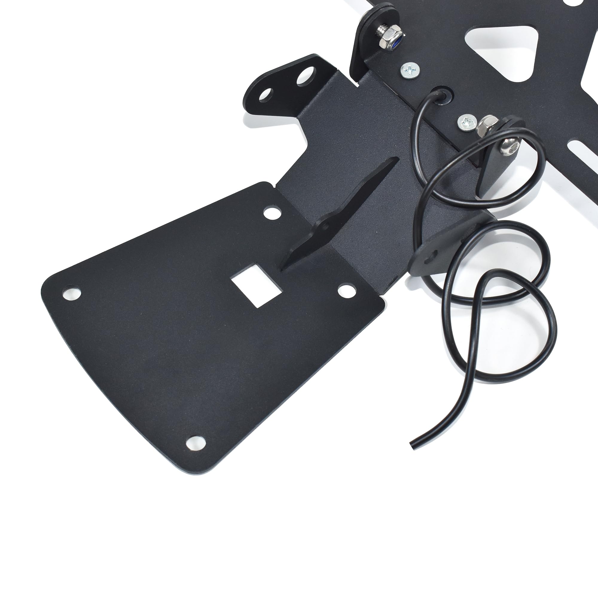Kit Porta Targa Compatibile con Triumph Speed 400 Scrambler 400X 2024 2025, Realizzato in acciaio inossidabile