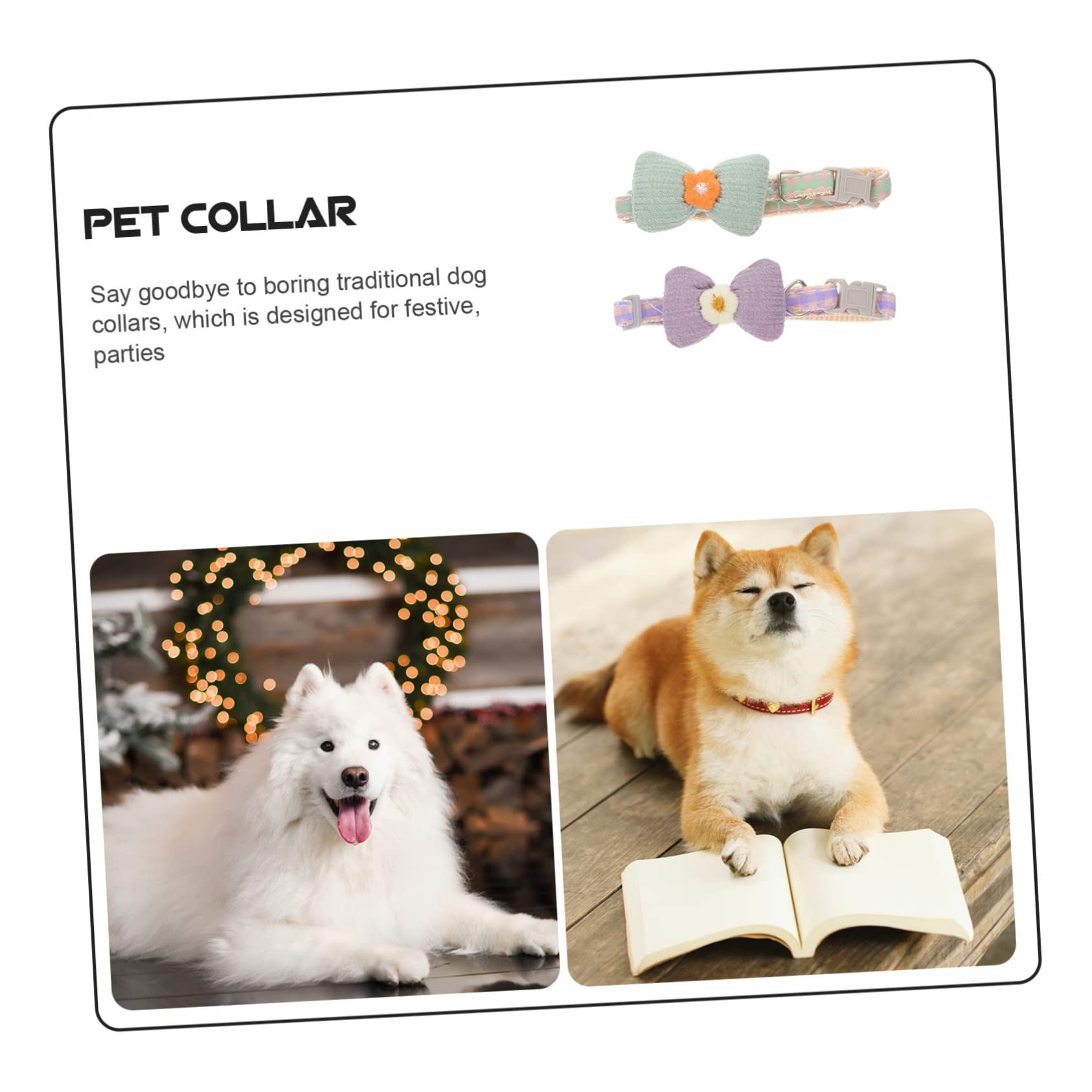 Amosfun 10stücke Verstellbares Katzenhalsband Mit Schleife Dekoratives Haustierhalsband Für Tägliches Tragen Partys Und Besondere Anlässe