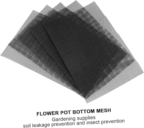 Miniatura 7 de Yardwe 10 Pcs Suculentas Succulent Planters Succulents Plants Flower Pots Flower Pot Hold Mesh Pad Flower Pot Mesh Pad Grid Flower Pot Mat