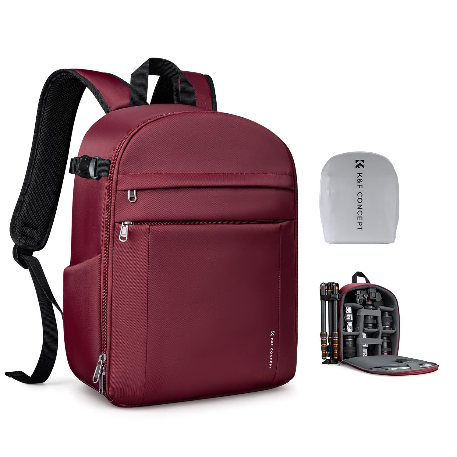 K&amp;F CONCEPT Camera Backpack, DSLR/SLR/Mirrorless Photography Camera Bag