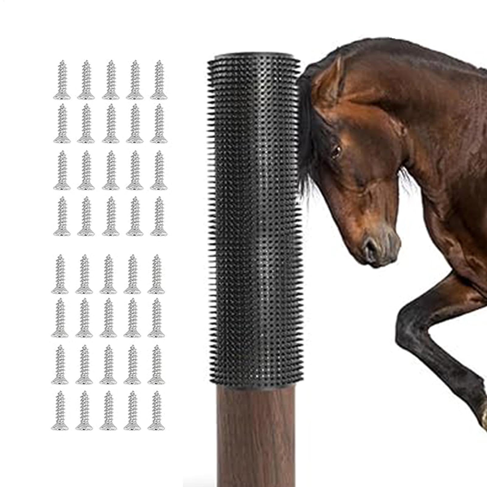 Grattoir de boeuf, poteau à gratter pour chèvre, tapis de démangeaisons pour animaux de ferme, massage des moutons, grattoir, cheval, planche à pilier