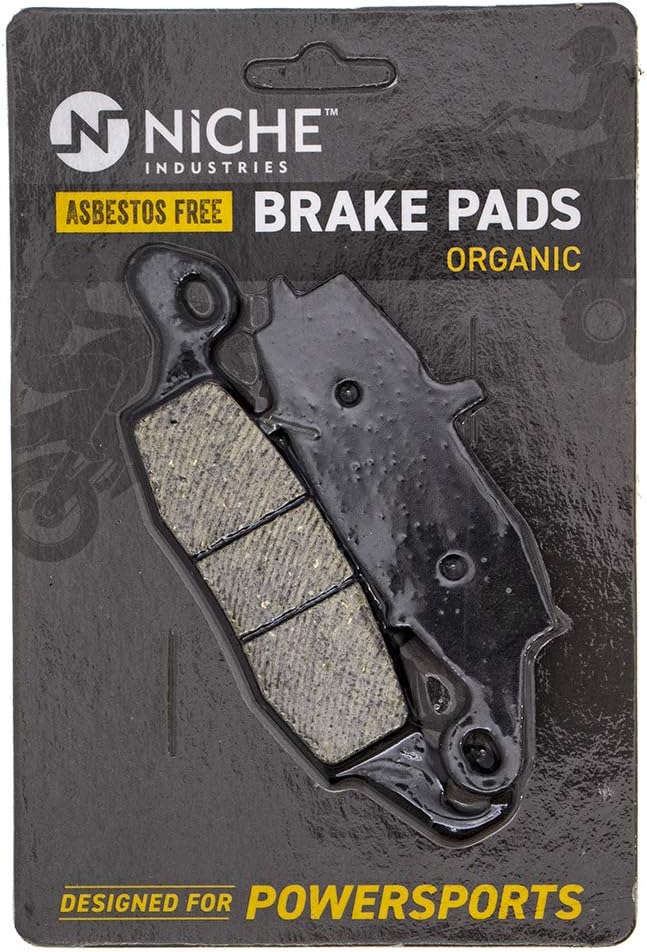 NICHE Brake Pad Set for Kawasaki Vulcan 800 Drifter 41048-1070 43082-1265 Front Rear Semi-Metallic