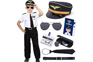 Cute and Realistic Pilot Outfit for Kids, Explore the World of Aviation