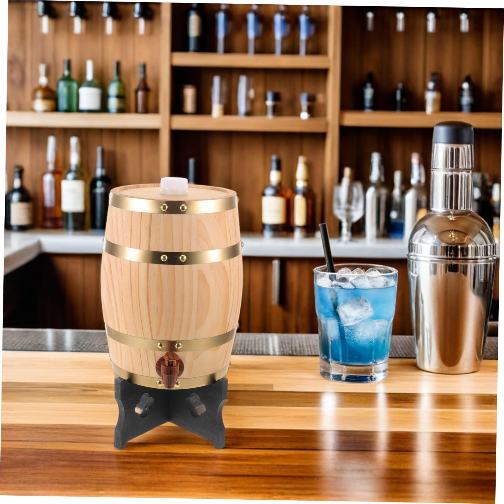 Sosoport Barile in Rovere per Vino e Birra Botte in Legno Naturale per Fermentazione e Conservazione capacità per Uso Domestico e Artigianale