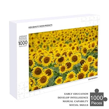 Amazon.co.jp: ジグソーパズル ひまわり 風景 パズル 1000ピース