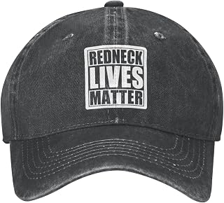 Redneck Lives Matter Unisex Cowboy Hat Baseball Caps Adjustable Sports Golf Denim Casquette Cap Black