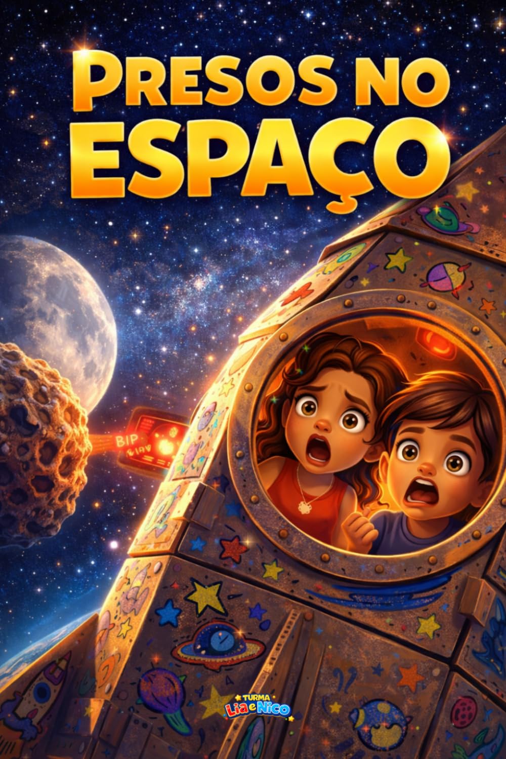 PRESOS NO ESPAÇO? (Coleção Lia e Nico - Livros infantis)