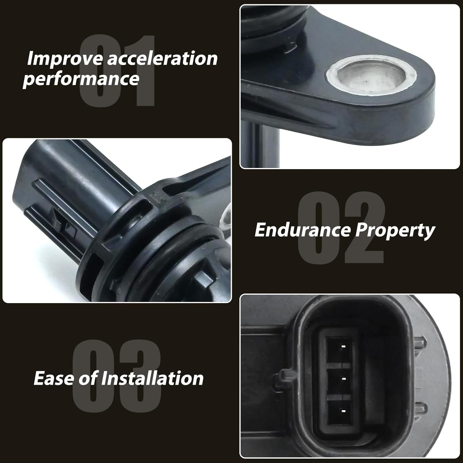 4 Pcs ‎90919-05060 Camshaft Position Sensor Lexus ES350 2007-2013 GS460 2008-2009 Scion xD 2008-2013 9091905060 (4)